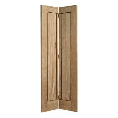 Oak Mexicano Bi-Fold Pre-Finished Internal Door - All Sizes-LPD Doors-Ultra Building Supplies