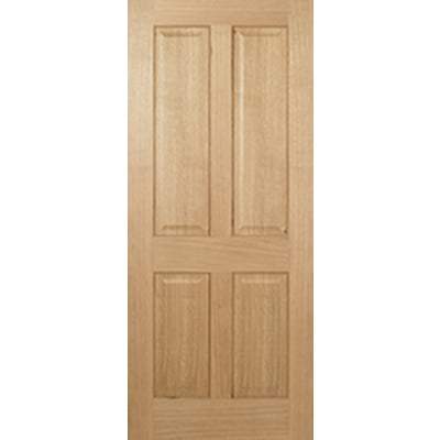 Oak Regency 4 Panel Un-Finished Internal Fire Door FD30 - All Sizes-LPD Doors-Ultra Building Supplies
