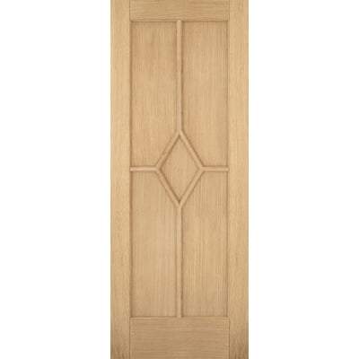 Oak Reims 5 Panel (Diamond) Pre-Finished Internal Fire Door FD30 - All Sizes-LPD Doors-Ultra Building Supplies