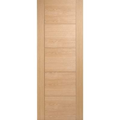 Oak Vancouver 5 Panel Pre-Finished Solid Internal Door - All Sizes-LPD Doors-Ultra Building Supplies