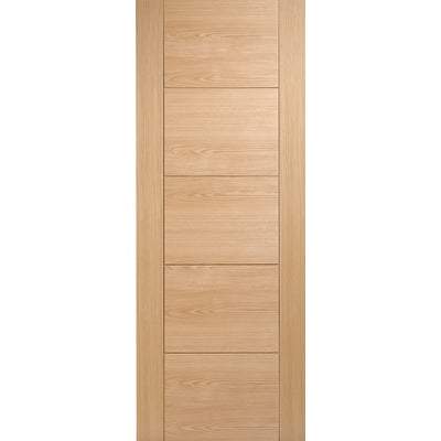 Oak Vancouver 5 Panel Pre-Finished Solid Internal Fire Door FD30- All Sizes-LPD Doors-Ultra Building Supplies