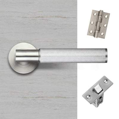 Pegasus Satin Chrome Handle Hardware Pack-LPD Doors-Ultra Building Supplies