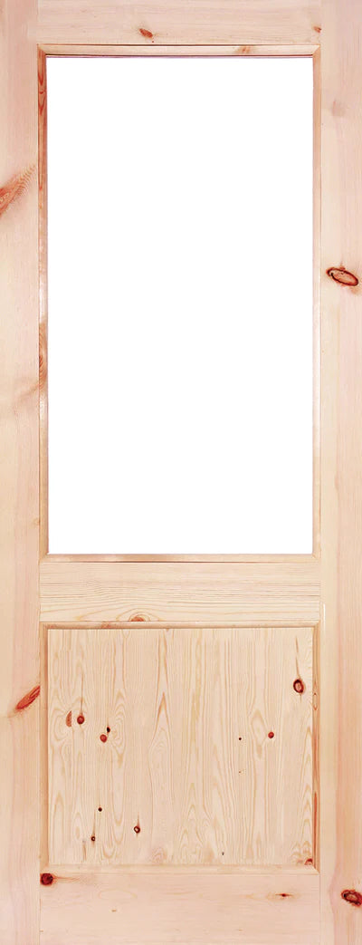 Redwood 1 Unglazed Light Panel External Door - All Sizes