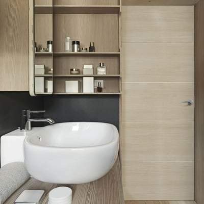 Santandor Ivory Laminated Interior Fire Door FD30 - All Sizes-LPD Doors-Ultra Building Supplies
