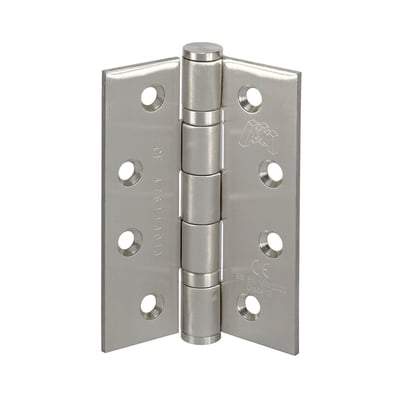 Satin Stainless Steel Butt Hinge - 4" x 3" x 3mm (Pack of 3)-LPD Doors-Ultra Building Supplies