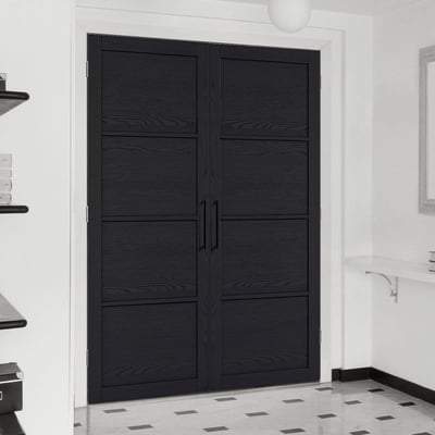 Soho Dark Charcoal Panelled Pre-Finished Internal Door - All Sizes-LPD Doors-Ultra Building Supplies