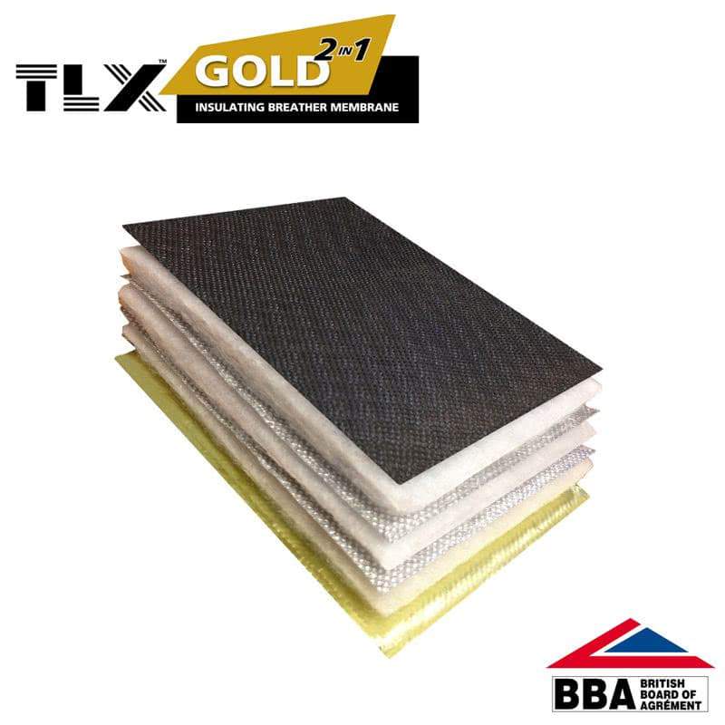 Thinsulex TLX Gold Multifoil 1.2m x 10m (12m2 roll)-Thinsulex-Ultra Building Supplies