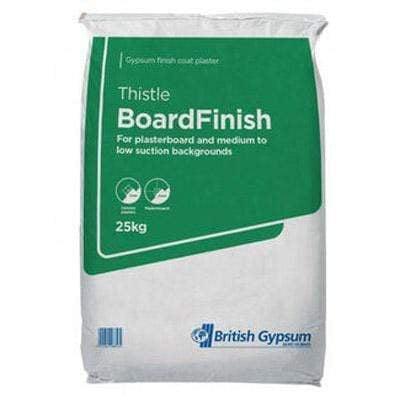Thistle Board Finish 25Kg - 560 Bags (56 Bags x 10 Pallets) Half Load-British Gypsum-Ultra Building Supplies