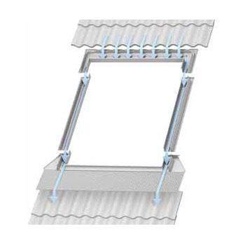 VELUX EDW Pro+ Single 120mm Tile Flashing Kit - All Sizes-Velux-Ultra Building Supplies