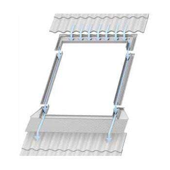 VELUX EDW Pro+ Single 120mm Tile Flashing Kit - All Sizes-Velux-Ultra Building Supplies
