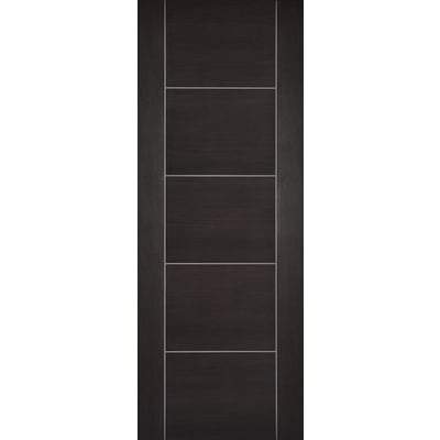 Vancouver Dark Grey Laminated 5 Panel Interior Fire Door FD30 - All Sizes-LPD Doors-Ultra Building Supplies