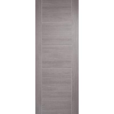 Vancouver Light Grey Laminated 5 Panel Interior Fire Door FD30 - All Sizes-LPD Doors-Ultra Building Supplies