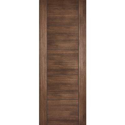 Vancouver Walnut Laminated 5 Panel Interior Door - All Sizes-LPD Doors-Ultra Building Supplies