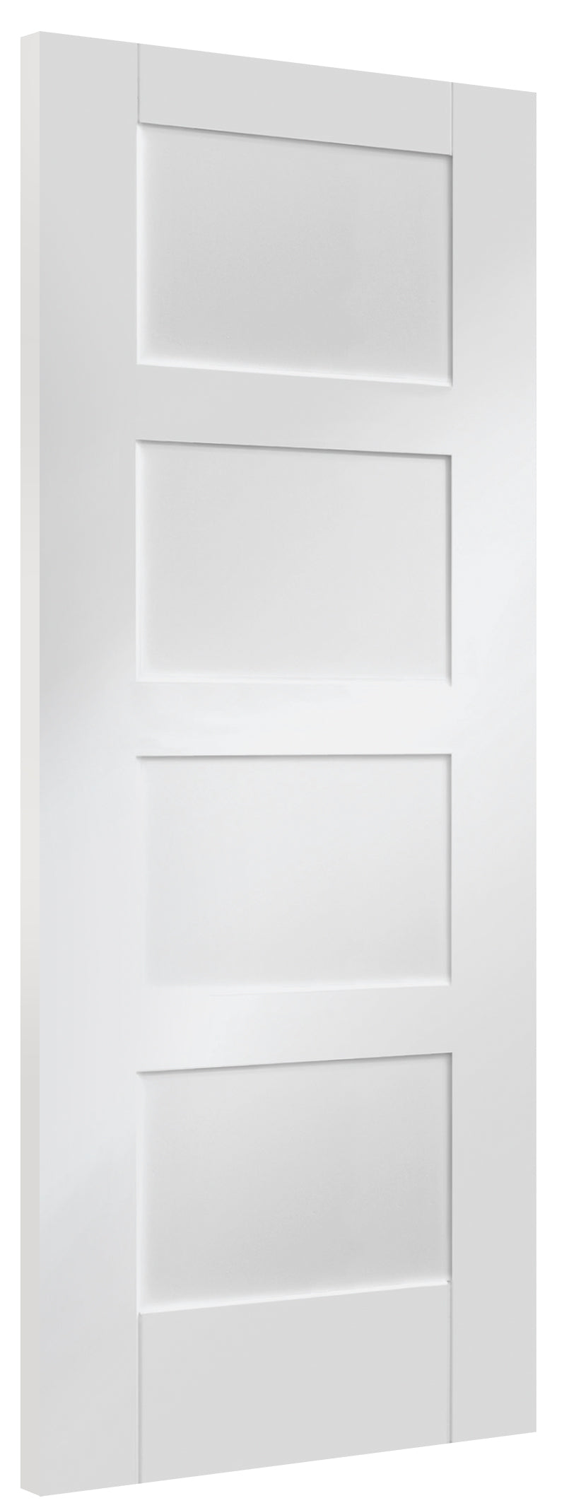 Shaker 4 Panel Internal White Primed Fire Door