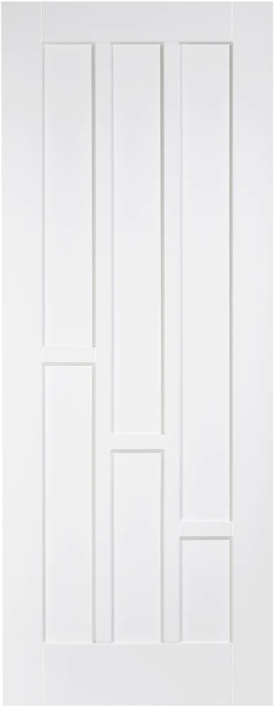 Coventry White Primed 6 Panel Interior Fire Door FD30 - All Sizes
