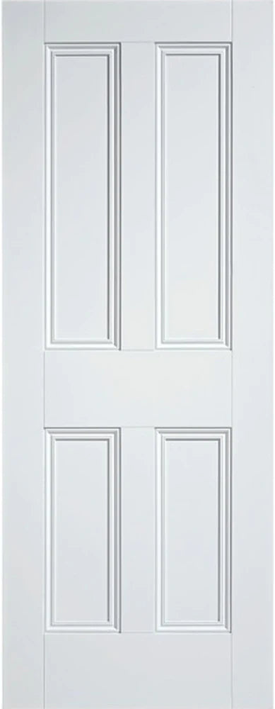 Nostalgia White Primed 4 Panel Interior Door - All Sizes