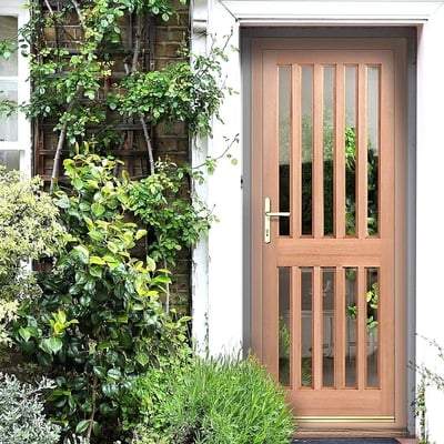 Windsor Hardwood M&T 10 Unglazed Light Panels External Door - All Sizes-LPD Doors-Ultra Building Supplies