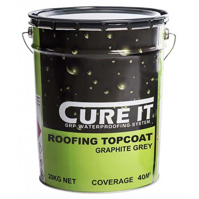 cure it top coat graphite 20kg-Ultra Building Supplies-Ultra Building Supplies