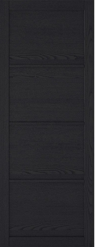 Soho Dark Charcoal Panelled Pre-Finished Internal Door - All Sizes